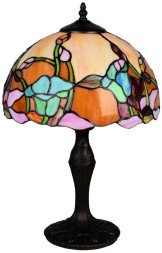 Интерьерная настольная лампа Belmonte OML-80904-01 Omnilux E27 Тиффани