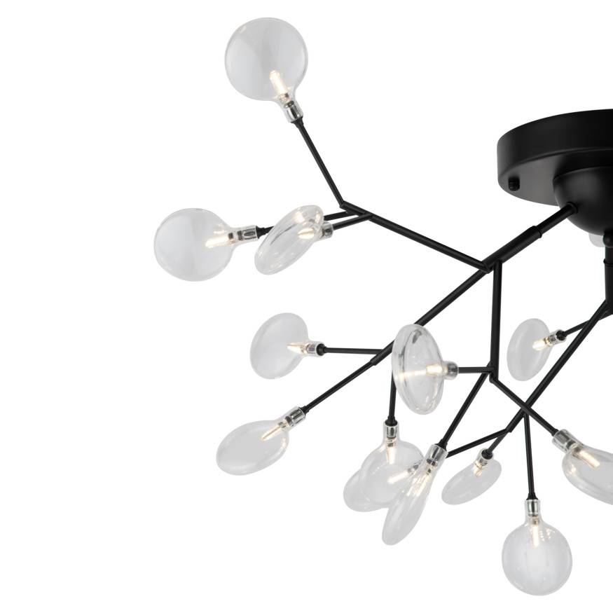 Потолочная люстра Florencia FR5049CL-27B Freya G4 K Современный