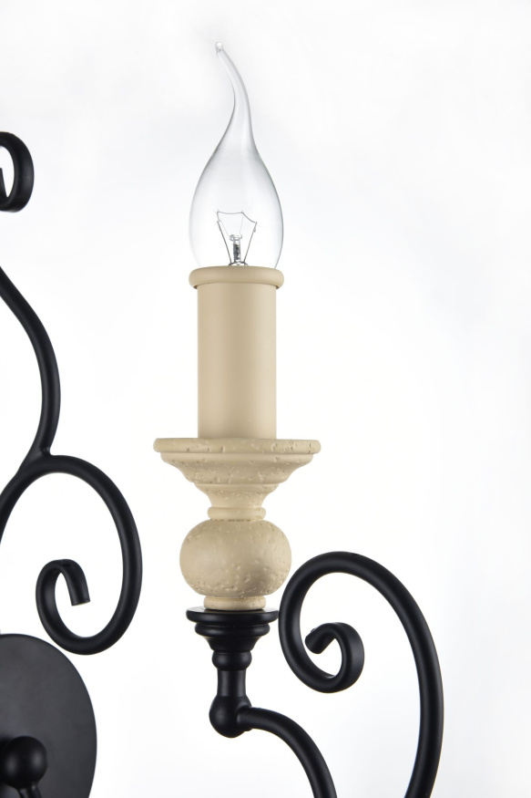 Бра Karina H631-WL-01-B Maytoni E14 Классический, Кантри