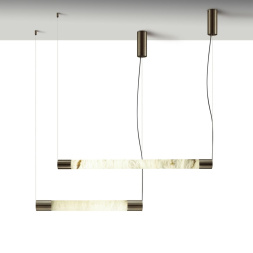 Подвесной светильник ODEON LIGHT 6686/25L MARBELLA модерн темная латунь/белый 40W