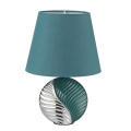 Настольная лампа LUMION 8139/1T TAPALA модерн бирюзовый, серебро 1x60Вт