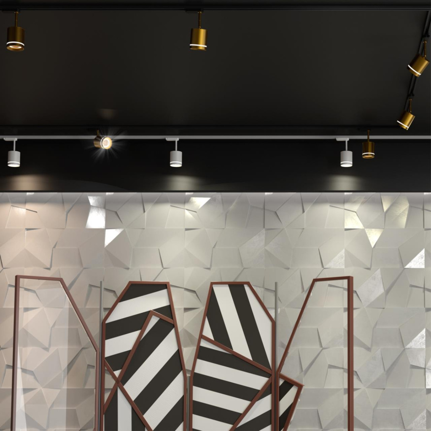 Светильник трековый однофазный трехжильный светодиодный NOVOTECH 358802 ARUM в скандинавском стиле белый 15W