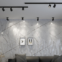 Светильник трековый для однофазного двухжильного (универсального) шинопровода NOVOTECH 370926 MOLO хай-тек черный 50W