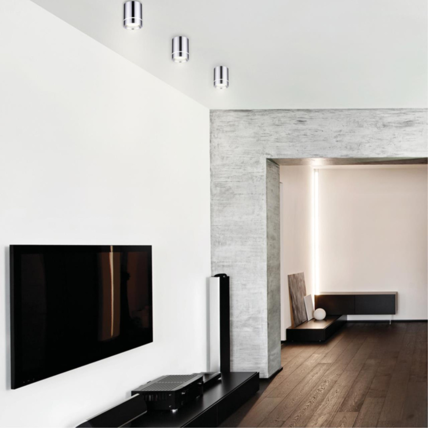 Накладной светодиодный светильник NOVOTECH 357905 ARUM LED 9Вт хром техно