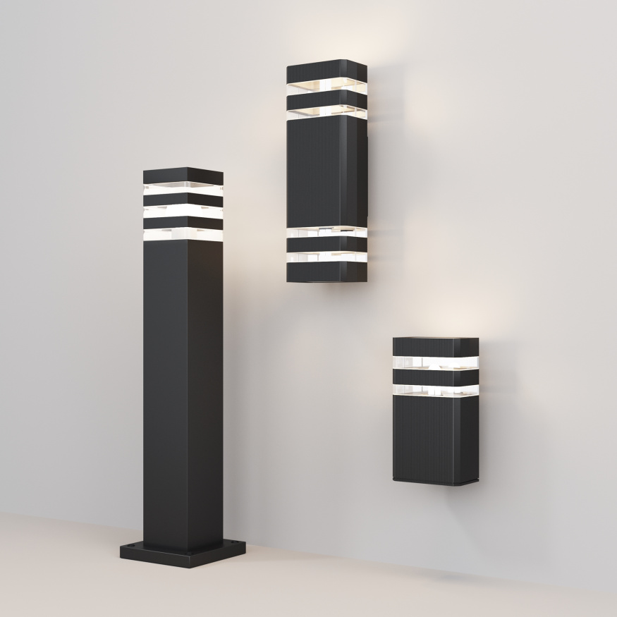 Настенный светильник (бра) Outdoor O578WL-02B