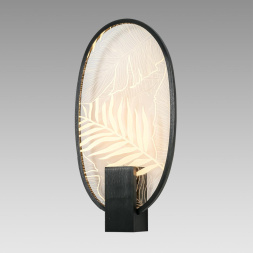 Настенный светильник ODEON LIGHT EXCLUSIVE 6665/15WL PIUMA модерн черный 15W