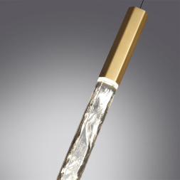 Подвесной светильник ODEON LIGHT 6679/4L ALETTA модерн античная бронза/прозрачный 4Вт