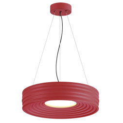 Потолочный светильник SONEX 7705/40L MACARON LED 40W белый/красный минимализм, современный