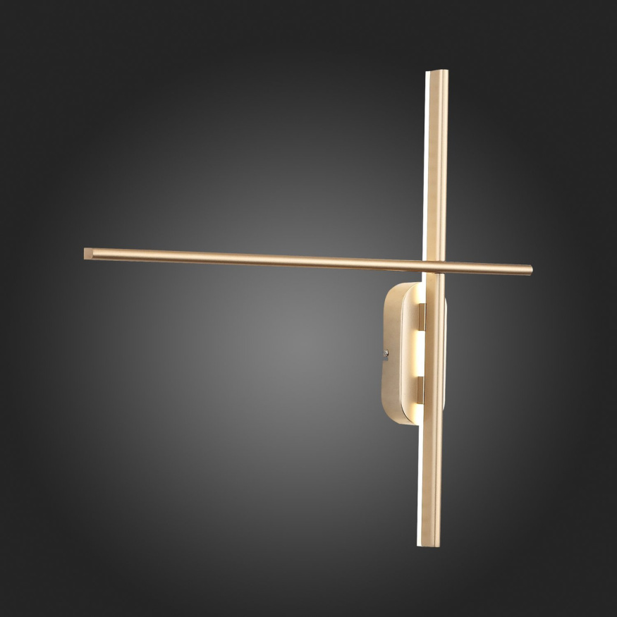 SL394.201.02 Светильник настенный ST-Luce Матовое золото/Белый LED 2*10W 4000K BASONI ST LUCE