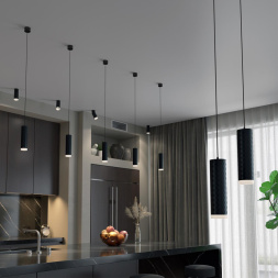 Светильник накладной NOVOTECH 370853 BRILL хай-тек черный 9Вт