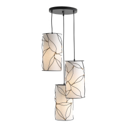 SL6228.403.03 Светильник подвесной ST-Luce Черный/Бежевый E27 3*60W ROOT ST LUCE