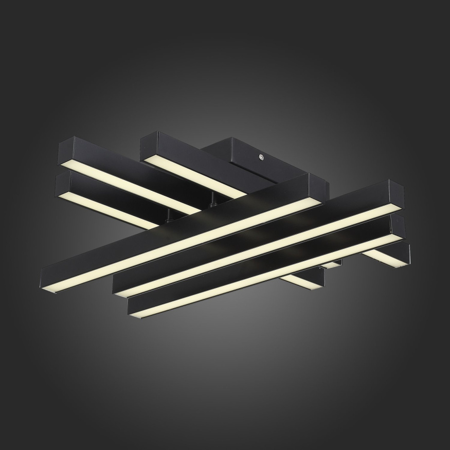 SL933.402.06 Люстра потолочная ST-Luce Черный/Белый,Черный LED 1*36W 3000K/4000K/6000K SAMENTO ST LUCE