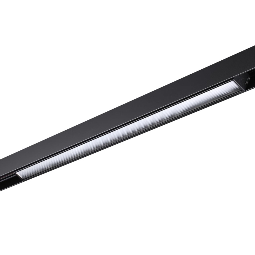 Трековый светильник для низковольного шинопровода NOVOTECH 358416 FLUM лофт, минимализм, хай-тек черный 24W