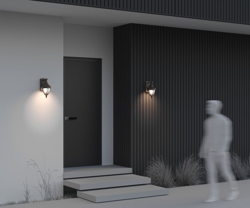 Настенный светильник (бра) Outdoor O027WL-01B