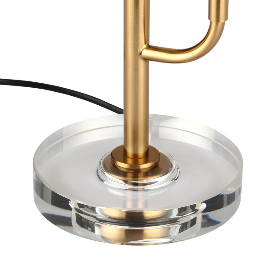 Настольная лампа ODEON LIGHT EXCLUSIVE 5449/9TL KOLOS сатинированная латунь/прозрачный 3x3W