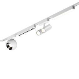 Трековый светильник для низковольтного шинопровода NOVOTECH 359077 SMAL лофт, минимализм, хай-тек белый 12Вт