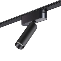 Трековый светильник для низковольтного шинопровода NOVOTECH 359084 SMAL лофт, минимализм, хай-тек черный 7Вт
