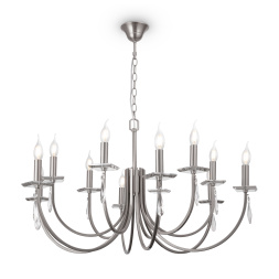 Подвесная люстра Forte FR1006PL-12N Freya E14 Классический