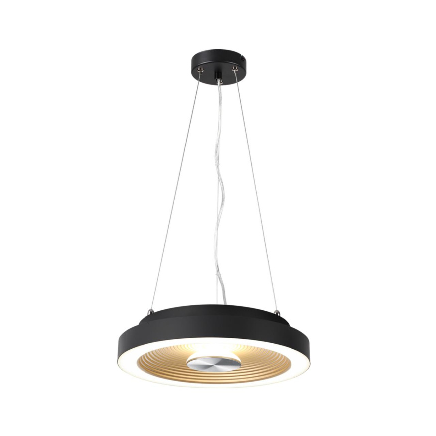 Потолочный светильник SONEX 7753/18L QUANTUM модерн белый/черный/золотой 18W