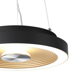 Потолочный светильник SONEX 7753/18L QUANTUM модерн белый/черный/золотой 18W