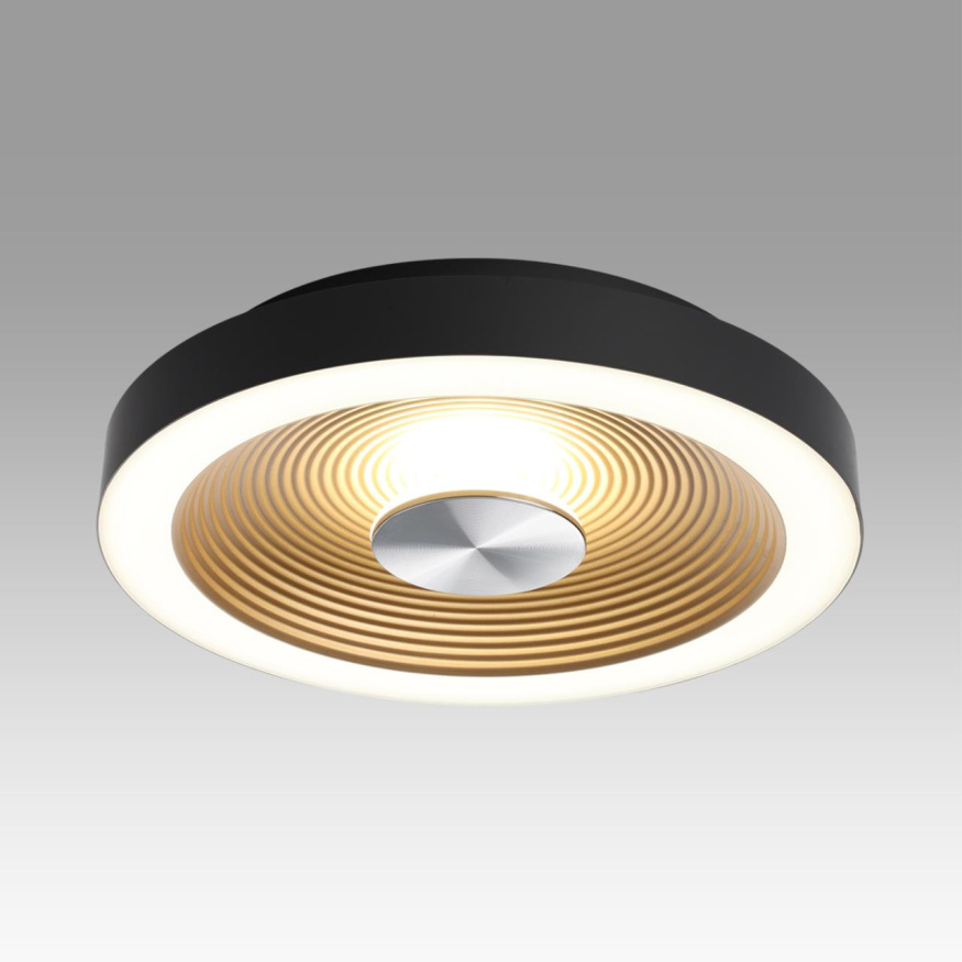 Потолочный светильник SONEX 7753/18L QUANTUM модерн белый/черный/золотой 18W