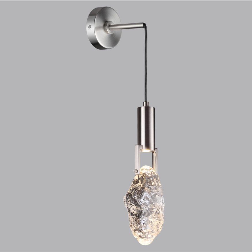 Настенный светильник ODEON LIGHT 6696/5WL LIA в классическом стиле матовый никель 1x5W