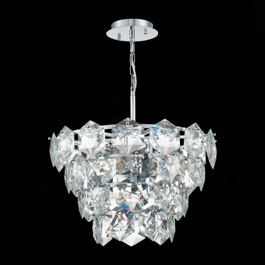 SL1631.103.06 Люстра подвесная ST-Luce Хром/Прозрачный E14 6*40W VITERBO ST LUCE