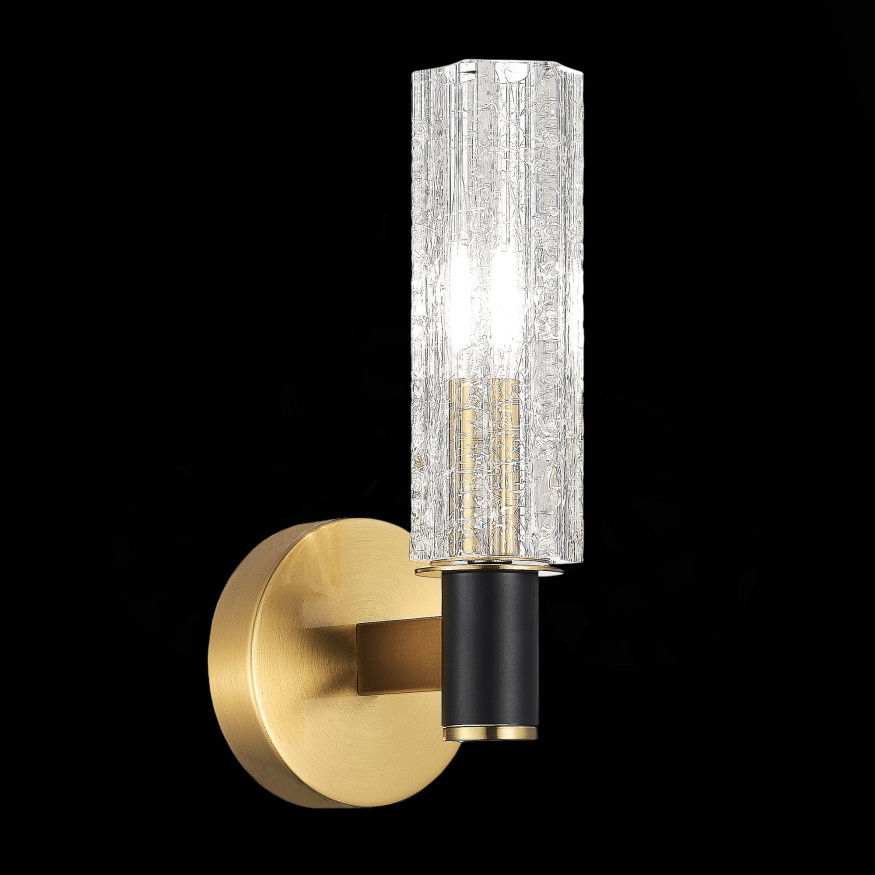 SL1238.301.01 Бра ST-Luce Латунь/Кракелированное стекло E14 1*40W CASALI ST LUCE