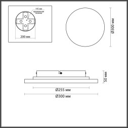 Настенный светильник ODEON LIGHT 6625/15WL TRAVERTINO LED 15W бежевый Современный