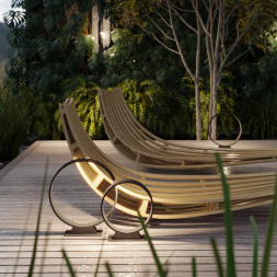 Напольный светильник ODEON LIGHT 6615/5FL UVO хай-тек черный/металл 5Вт