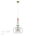 Подвес ODEON LIGHT EXCLUSIVE 4855/1A BIZET в классическом стиле золото/разноцветный 1x40W