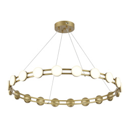 SL6610.203.20 Светильник подвесной ST-Luce золотистый/белый LED 1*40W 4000K MONRO ST LUCE