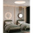 Настенно-потолочный светильник SONEX 7639/DL MRAMO BLACK LED 48W белый/черный/мрамор модерн