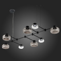SL6005.403.08 Светильник подвесной ST-Luce Черный/Дымчатый, Прозрачный LED 8*3W 3000K VALLO ST LUCE