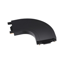 Соединитель с токопроводом "L" для низковольтного шинопровода скруглённый NOVOTECH 135207 SMAL черный