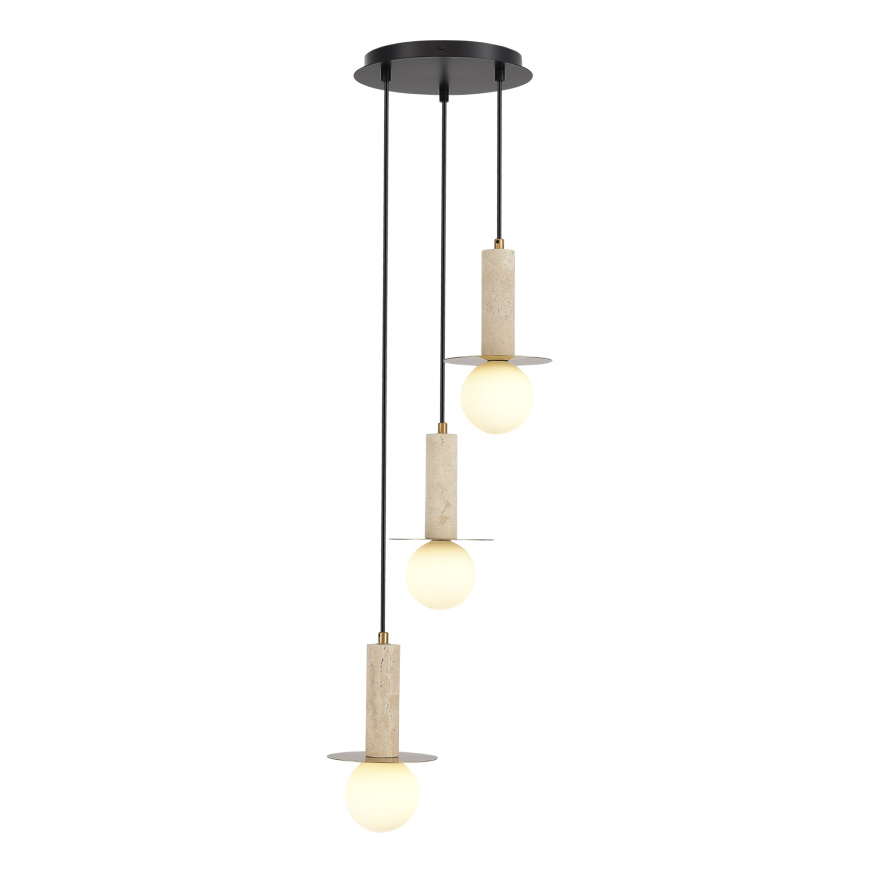SL1194.303.03 Светильник подвесной ST-Luce латунь/белый G9 3*5W 4000K EARTHY ST LUCE