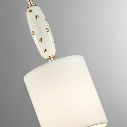 Подвесной светильник ODEON LIGHT EXCLUSIVE 5423/1 POLLEN E14 40W золотой/молочный/белый модерн