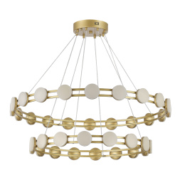 SL6610.203.36 Светильник подвесной ST-Luce золотистый/белый LED 1*70W 4000K MONRO ST LUCE