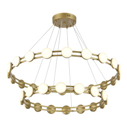 SL6610.203.36 Светильник подвесной ST-Luce золотистый/белый LED 1*70W 4000K MONRO ST LUCE