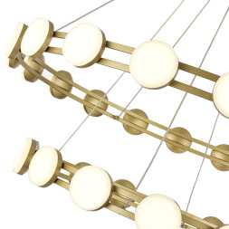 SL6610.203.36 Светильник подвесной ST-Luce золотистый/белый LED 1*70W 4000K MONRO ST LUCE