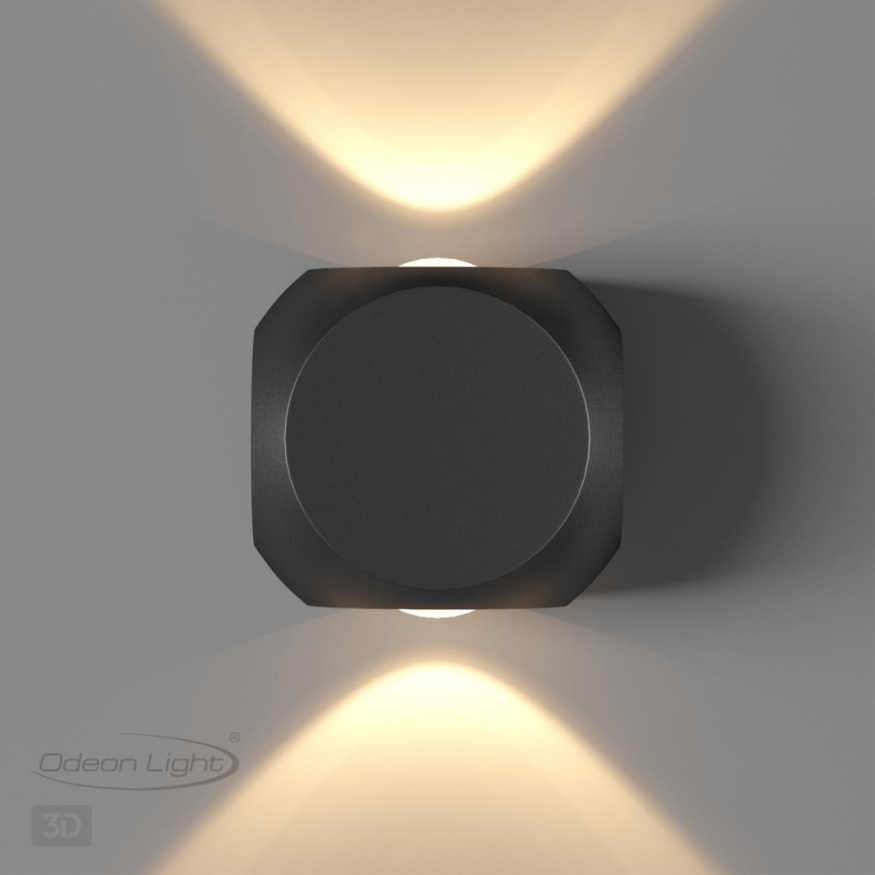 Настенный светильник ODEON LIGHT 4222/4WL Miko хай-тек черный 4Вт