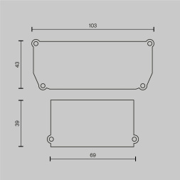 Комплектующие для светильника Technical ALM012EC-SC-B