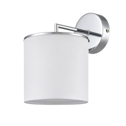 Бра LUMION 6591/1W SUNTORI в классическом стиле хром, белый 1x40W