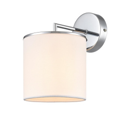 Бра LUMION 6591/1W SUNTORI в классическом стиле хром, белый 1x40W