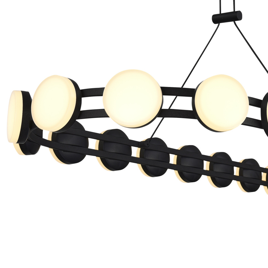 SL6610.403.26 Светильник подвесной ST-Luce черный/белый LED 1*50W 4000K MONRO ST LUCE