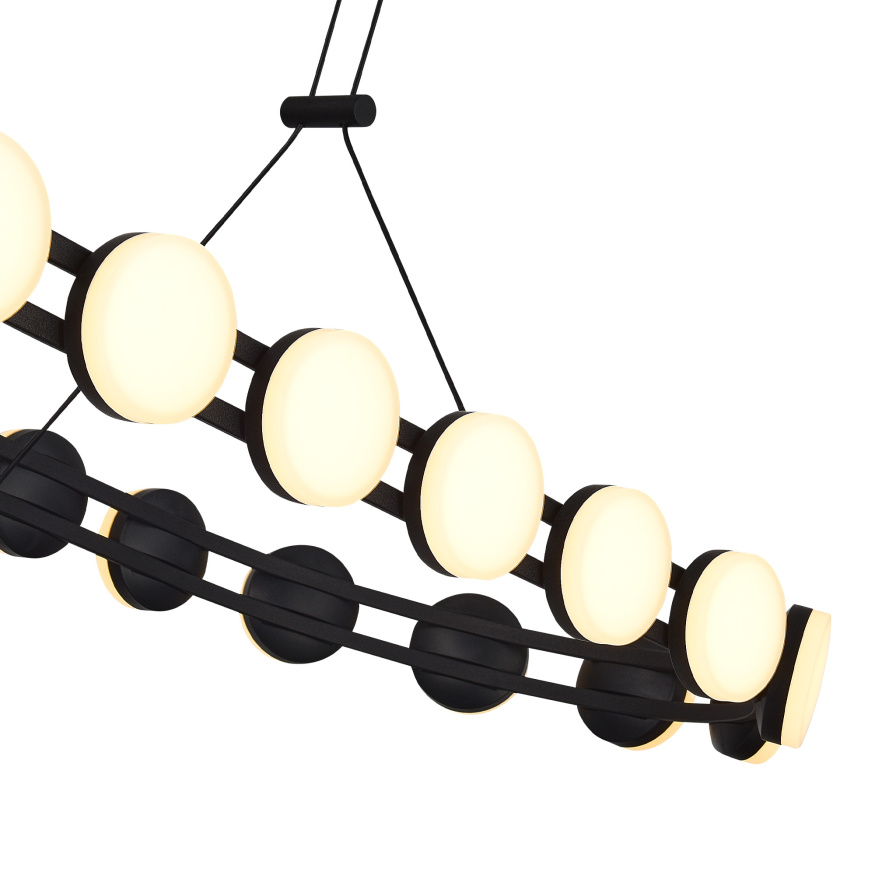 SL6610.403.26 Светильник подвесной ST-Luce черный/белый LED 1*50W 4000K MONRO ST LUCE