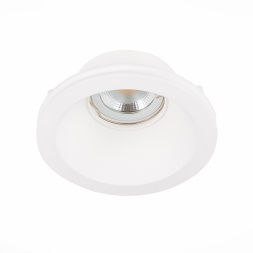 ST254.308.01 Св-к встр. из гипса Белый GU10 1*50W IP20 D120xH50 180-240V Без ламп Встраиваемые светильники ST LUCE