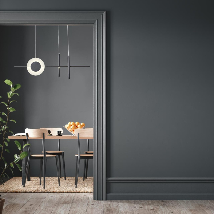 Светильник подвесной LUMION 5613/28L MIZUKI хай-тек черный 42W