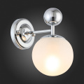 SLE106101-01 Светильник настенный Хром/Белый E27 1*60W PECHIO EVOLUCE