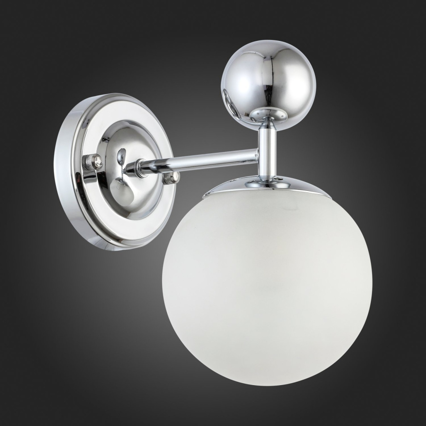 SLE106101-01 Светильник настенный Хром/Белый E27 1*60W PECHIO EVOLUCE